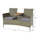 2-Person Patio Rattan Conversation Furniture Set product