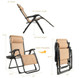 Zero Gravity Oversized Reclining Lounge Chairs (Set of 2) product