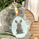 Wooden Hanging Easter Bunny Pendant Garland product