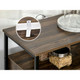 Rustic Kitchen Serving Buffet Cabinet with Adjustable Shelves product