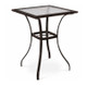 Outdoor Rattan Square Glass Top Bar Table product
