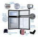 Stainless Steel 3.2 Cu. Ft. Compact Refrigerator with Freezer product