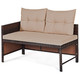 Rattan Wicker Outdoor 3-Piece Patio Sectional product