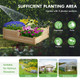 3-Tier Outdoor Raised Garden Bed Vegetable Planter Box product