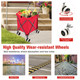 Folding Shopping and Utility Cart, Water-Resistant Heavy-Duty Canvas with Cover product