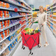 Folding Shopping and Utility Cart, Water-Resistant Heavy-Duty Canvas with Cover product