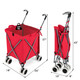 Folding Shopping and Utility Cart, Water-Resistant Heavy-Duty Canvas with Cover product