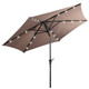10-Foot Solar LED Tilt Patio Umbrella with Crank product
