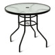 Round 32'' Tempered Glass Patio Table product