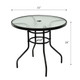 Round 32'' Tempered Glass Patio Table product