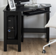 Black Wooden Corner Desk with Keyboard Drawer product