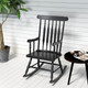 Glossy Finish Wooden Rocking Chairs (Set of 2) product