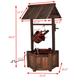 Rustic Wooden Wishing Well Fountain product