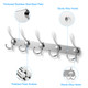 iMounTEK® 15-Hook Stainless Steel Wall-Mounted Hanger Rack product