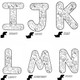 Personalized Kids' Name Coloring Poster product