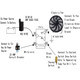 iMounTEK® 16-Inch Electric Radiator Cooling Fan 10-Blade Car Thermostat Kit product