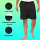 Men's Soft Solid Elastic Waistband Sleep Lounge Pajama Shorts (2- or 3-Pack) product