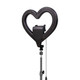 SuperSonic® Pro Live Stream 10-Inch Heart-Shaped Selfie Ring Light, SC-2310SRH product