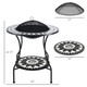 30-Inch Round Outdoor Wood-Burning Fire Pit Table product