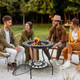 30-Inch Round Outdoor Wood-Burning Fire Pit Table product