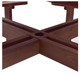 Outdoor Wood 8-Seat Round Picnic Table Set product