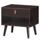 Mid-Century Style Nightstand with Drawer Storage Shelf product