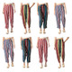 Women's Striped Open Wide-Leg Boho Palazzo Pants (3-Pack) product