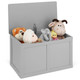 Safety Hinge Wooden Chest Organizer Toy Storage Box product