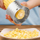 4-Piece Stainless Steel Garlic Press, Peeler, and Corn Cob Cutter Set product
