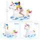 2-in-1 Giant Ride-on Unicorn Pool Float with Sprinkler product