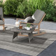 Folding PE Rattan Side Coffee Table Patio Garden Furniture product