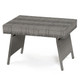 Folding PE Rattan Side Coffee Table Patio Garden Furniture product