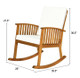 Acacia Wood Rocking Patio Chair with Cushions (Set of 2) product