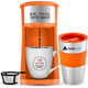 AdirChef Mini Single Serve Coffee Maker & 15 oz. Travel Mug & Reusable Filter product