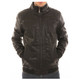 Men’s Bomber Fleece-Lined Faux Leather Jacket product