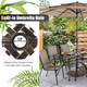 All-Weather Outdoor Dining Table with Aluminum Umbrella Hole product