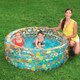 Bestway® Kids' 59 x 21-Inch Tropical 3-Ring Paddling Transparent Inflatable Pool product