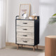 Storage Dresser with Foldable Fabric Drawers product