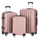 3-Piece Travel Luggage Suitcase Set with Metal Frame & TSA Lock product