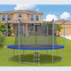 15-Foot Trampoline Replacement Safety Enclosure Net product