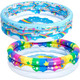 45-Inch Unicorn Rainbow Inflatable Kiddie Swimming Pool (2-Pack) product