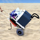 Collapsible Heavy-Duty Beach Cart with Big Wheels product