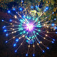 Solarek® 2-Piece Solar Powered Starburst Firework 120-LED Garden Path Lights product