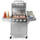 6-Burner Propane Gas BBQ Grill with Side Burner product