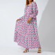 Puff Sleeve Boho Maxi Dress product