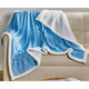 Sheradian Reversible Corduroy-Pattern Sherpa Throw Blanket product