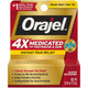 Orajel™ 4X Medicated Instant Pain Relief Gel, 0.25 oz. (3-Pack) product