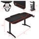 55'' Gaming Desk T-Shaped Computer Desk with Full Desk Mouse Pad product