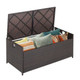 34-Gallon Wicker Storage Deck Box with Cushion product