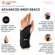 Copper Joe® Copper-Infused Ultimate Fitted Wrist Brace (Left or Right Hand) product